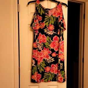 2x MSK cold shoulder dress